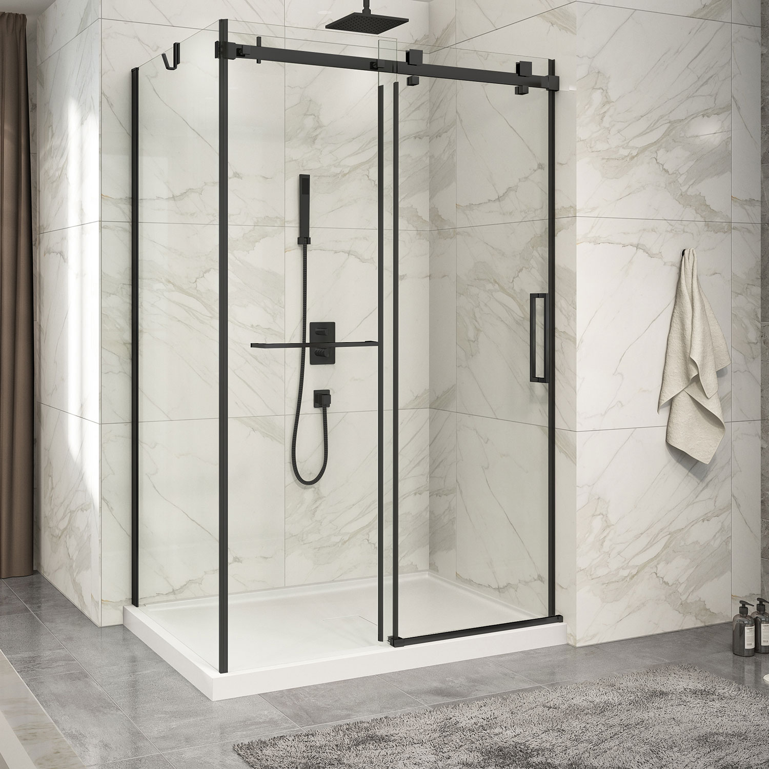 Porte de douche 54